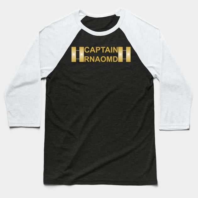 Capt. Random Baseball T-Shirt by Cavalrysword